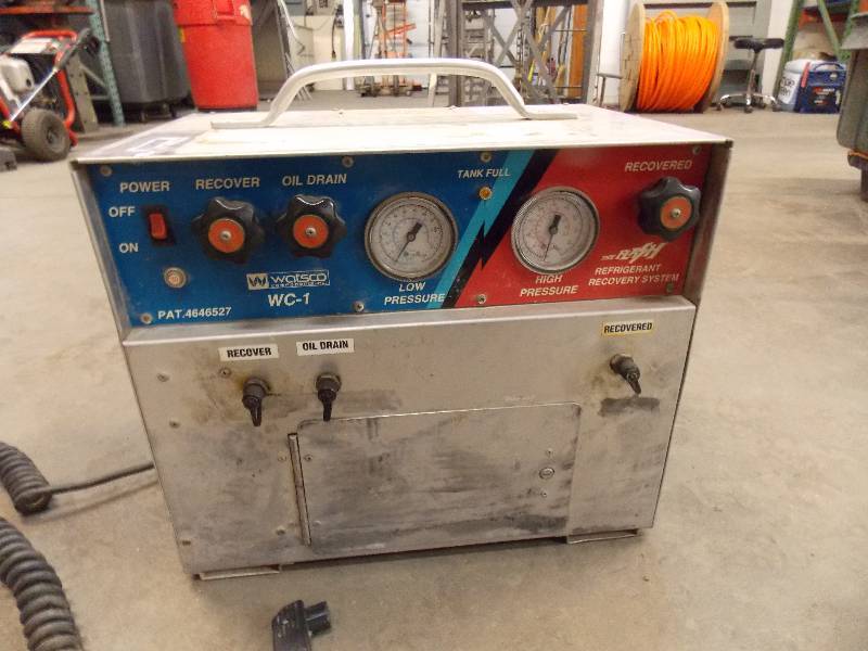 lot 109 image: WATSON REFRIGERANT RECOVERING SYSTEM