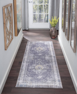 lot 6317 image: Retail $79.99 Adiva Rugs Machine Washable Area Rug for Living Room, Bedroom, Bathroom, Kitchen,