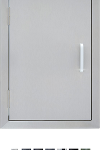 lot 6321 image: Retail $79.99 CO-Z Upgraded Outdoor Kitchen Doors, 304 Stainless Steel Single Access BBQ Door for Outdoor Kitchen,