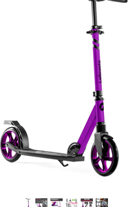 lot 6350 image: Retail $119.99 LaScoota Professional Scooter for Ages 6, Teens & Adults I Lightweight & Big Sturdy