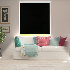 lot 6352 image: Retail $71.00 ShadesU %100 Blackout Window Roller Blinds and Window Shades for Room Darkening UV Protected
