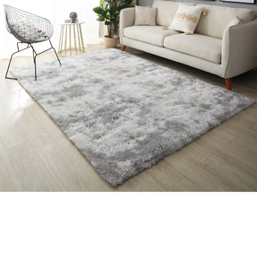 lot 6355 image: Retail $89.99 Ultra Soft Fluffy Area Rugs for Bedroom, Shaggy Bedroom Carpet, Plush Living Room Shag