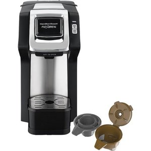 lot 6356 image: Hamilton Beach - FlexBrew Single Serve Coffee Maker - Black
