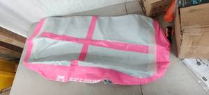 lot 7318 image: (retail $100) AKSPORT AirBoardAirBlock Springboard-Pink 100cm60cm10cm(4 inch)