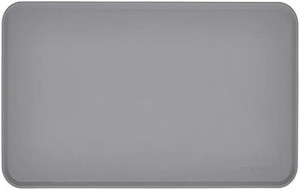 lot 8340 image: Amazon Basics Waterproof Anti-Slip Silicone Pet Food and Water Bowl Mat