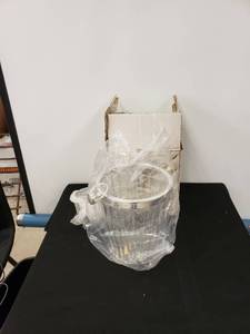 lot 5425 image: Crystal Godinger Italy ice bucket wbox