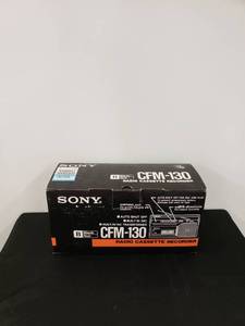 lot 5435 image: Sony radio cassette recorder wbox powers on