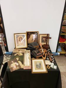 lot 5445 image: lot of religious items some silver