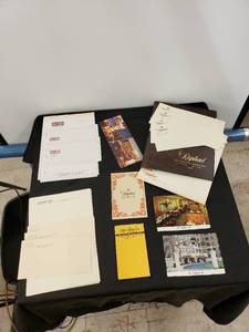 lot 5457 image: lot of advertising paper goods