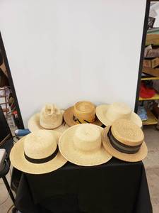 lot 5482 image: lot of straw hats