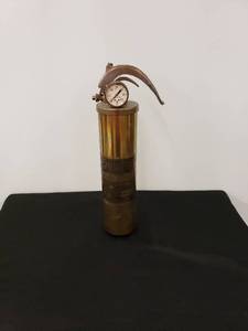 lot 5484 image: old brass extinguisher