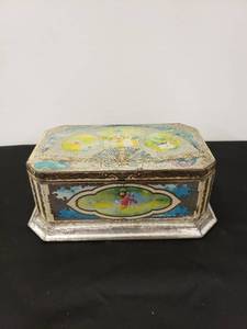 lot 5491 image: old tins jewelry box