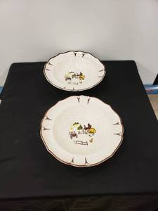 lot 5518 image: pair ceramic bowls