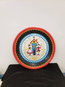 lot 5559 image: retro metal wall plate