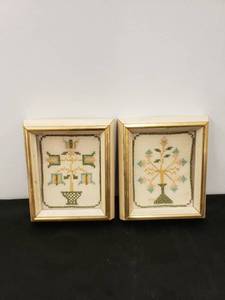 lot 5567 image: Wedgewood old hand stitched pics