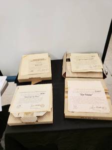 lot 5592 image: lot of Norman Rockwell plates wboxes & COA