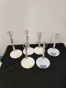 lot 5593 image: lot of doll stands