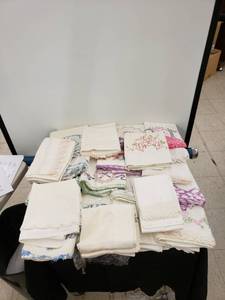 lot 5605 image: huge lot hand stitched pillow case pairs