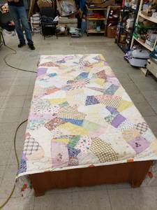 lot 5663 image: antique patchwork quilt