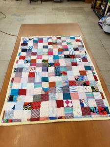 lot 5666 image: small patchwork quilt