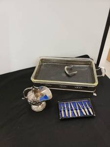 lot 5752 image: l9t of silver items