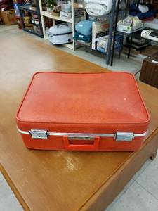 lot 5785 image: retro red suitcase