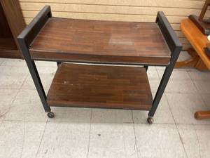 lot 8509 image: vintage rolling cart