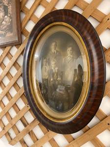 lot 8512 image: vintage dome glass picture