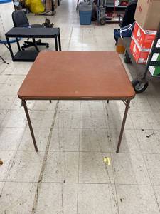 lot 8527 image: samsonite card table