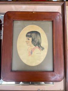lot 8543 image: vintage girl picture