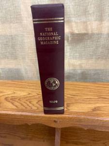 lot 8584 image: National Geographic magazine maps