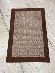 lot 8587 image: brown area rug