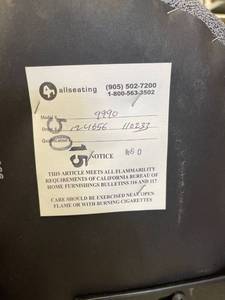 lot 8611 image: allseating office chair