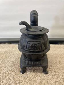 lot 9117 image: miniature cast iron stove