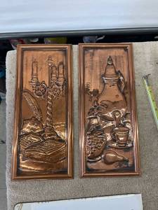 lot 9132 image: 2 copper pictures