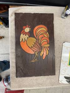 lot 9180 image: wood chicken picture