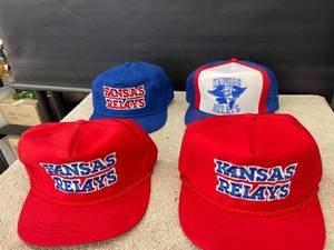 lot 9188 image: Kansas relays hats