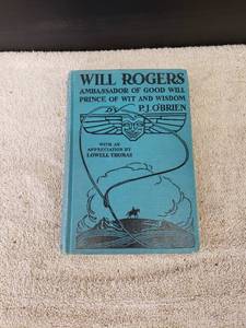 lot 9221 image: will rogers book