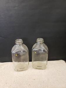 lot 9246 image: pair milk jars