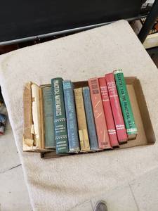 lot 9256 image: lot of old math books
