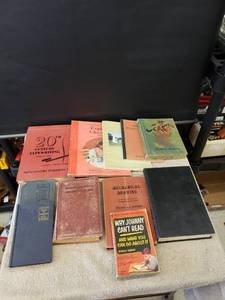 lot 9257 image: lot of old school books