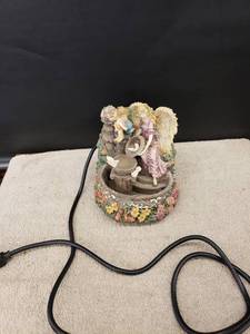 lot 9295 image: angel water fountain music box works