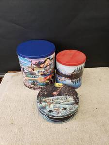 lot 9334 image: lot of tins