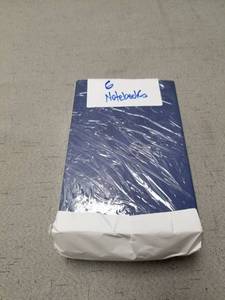 lot 25134 image: LOT OF 6 RANDOM NOTEBOOKS