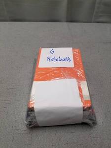 lot 25135 image: LOT OF 6 RANDOM NOTEBOOKS