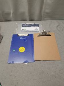 lot 25162 image: LOT OF 3 CLIP BOARDS