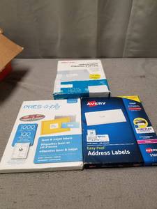 lot 25179 image: LOT OF ADDRESS LABS