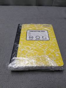 lot 25191 image: (5) Unison Composition Notebook 4-pack - Wide Ruled - 9.75 x 7.5 - 80 pages - NEW