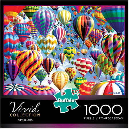 lot 3293 image: Buffalo Games Vivid Collection Sky Roads Jigsaw Puzzle