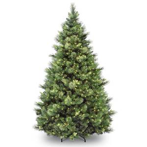 lot 8603 image: National Tree Company Clear Pre-Lit LED Flocked Full Holiday Tree